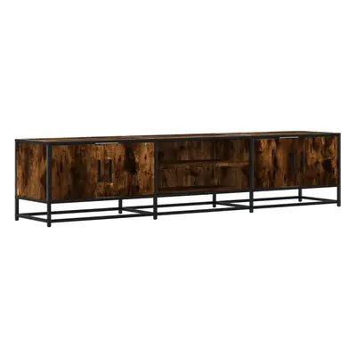 vidaXL TV Cabinet TV Stand Media Cabinet TV Unit Smoked Oak Engineered Wood