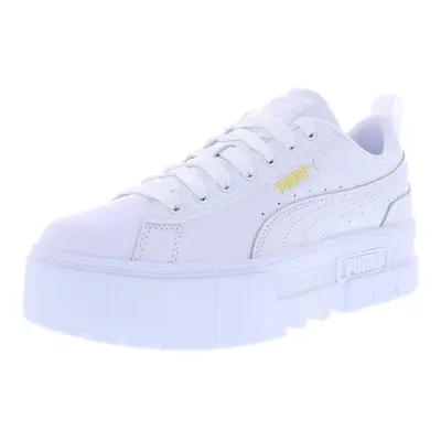 PUMA Women's Mayze Classic Sneakers White Medium US