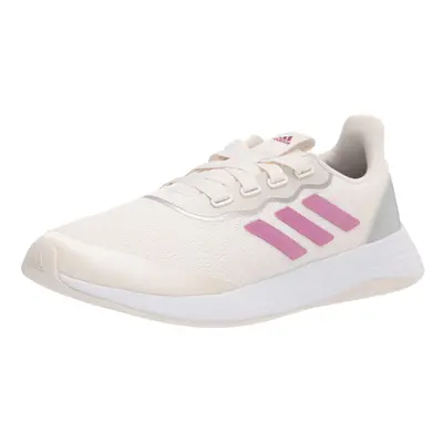 adidas womens QT Racer Sport Chalk White/Cherry Metallic/Silver Metall