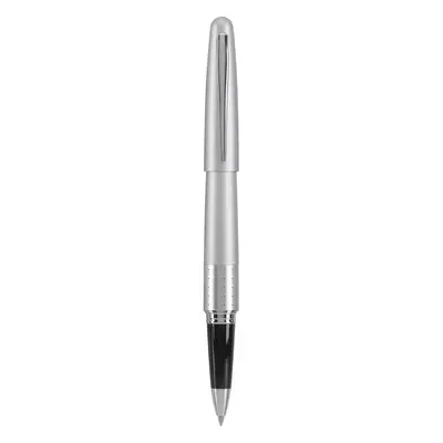 PILOT Metropolitan Collection Gel Roller Pen Silver Barrel Dots Design Fine Point Black Ink (912