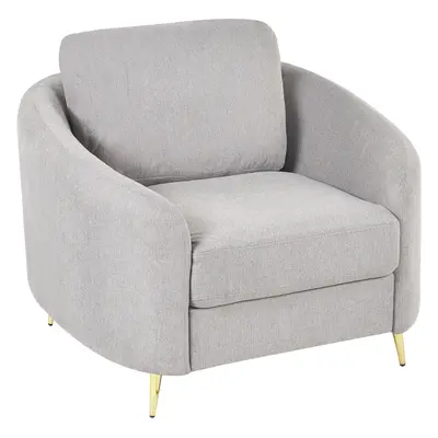 Fabric Armchair Grey TROSA