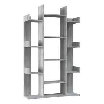 (Grey sonoma) vidaXL Book Cabinet Engineered Wood Home Organiser Storage Rack Multi Colours