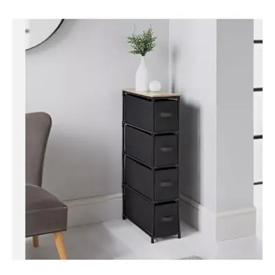 Michigan Drawer Deep Chest Slim Storage Cabinet for Bedroom