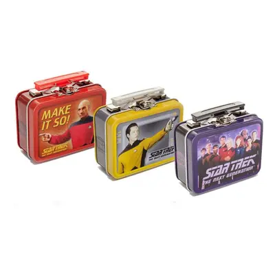 Star Trek The Next Generation Teeny Tin Lunch Box Set of Random Des