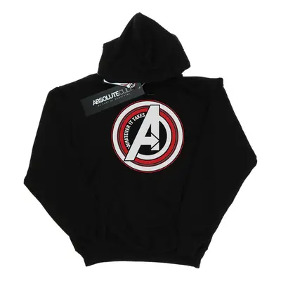 Marvel Mens Avengers Endgame Whatever It Takes Symbol Hoodie