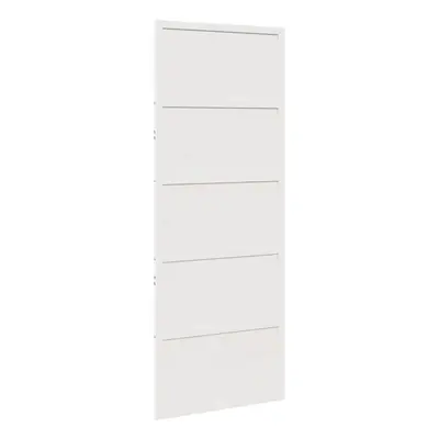 (white, x cm) vidaXL Barn Door Hanging Sliding Door Home Internal Barn Door Solid Wood Pine