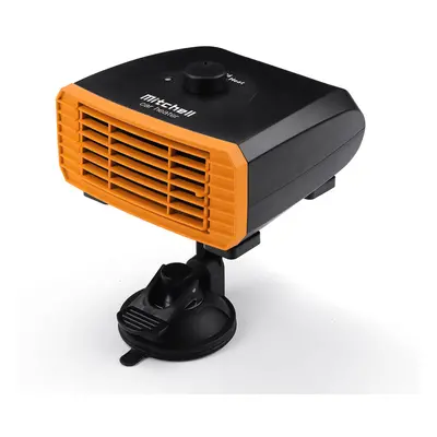 (Orange, 24V) 12/24V Multifunctional Car Heater Rotating Hot Cold Dual Use Overheat Protection