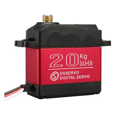 (270) Waterproof 20KG High Speed Metal Gear 180/270 Digital Servo For 1/8 1/10 1/12 Scale RC Car