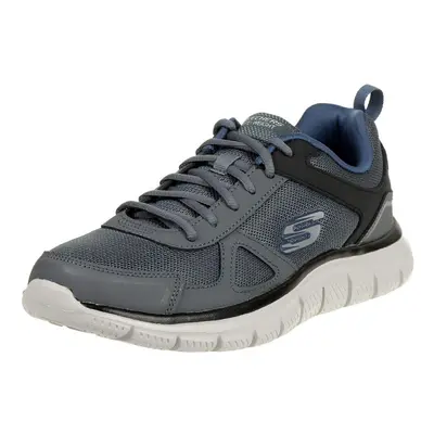 Skechers mens Track Scloric Oxford Gray/Navy US