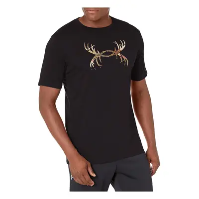 Under Armour Men's Antler Logo T-Shirt Black (001)/Ua Barren Camo La