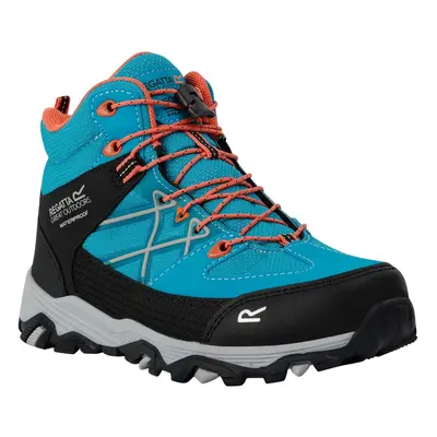 (9 UK Child, Tahitian Teal/Satsuma) Regatta Childrens/Kids Samaris III Walking Boots