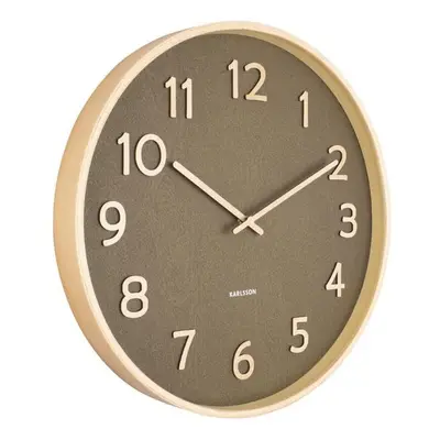 Karlsson Wall Clock Pure Wood Grain - Medium