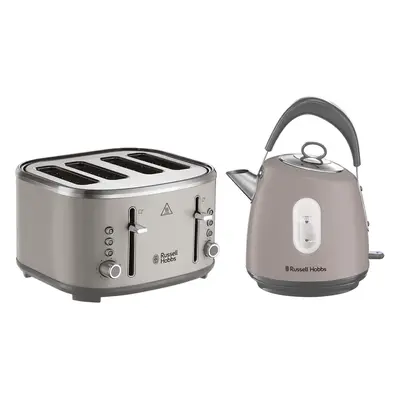 Russell Hobbs Stylevia Mocha Kettle & Slice Toaster Matching Set