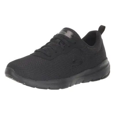 Skechers Women's Flex Appeal 4.0 Brillant View Sneaker Black Wide