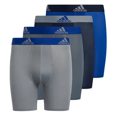 adidas Kids-Boy's Performance Long Boxer Briefs Underwear (4-Pack) Co