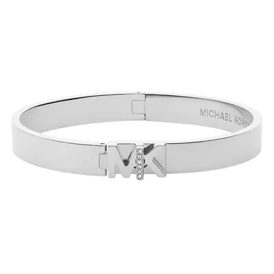 Michael Kors Stainless Steel MK Logo Bangle Bracelet for Women Color: