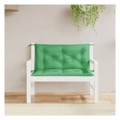 vidaXL Garden Bench Cushions 2pcs Green 39.4x19.7x2.8 Oxford Fabric