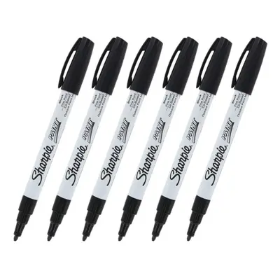 Sharpie Fine Point Paint Marker Set of Black Permanent Quick Drying