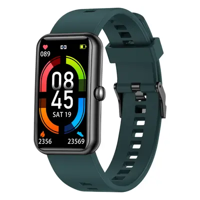 (Dark Green) 1.45 inch HD Touch Screen Heart Rate Blood Pressure SpO2 Monitor Sports Modes Days 