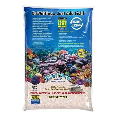 (20LB) NATURES OCEAN BIO ACTIV LIVE ARAGONITE REEF WHITE 10lb and 20lb