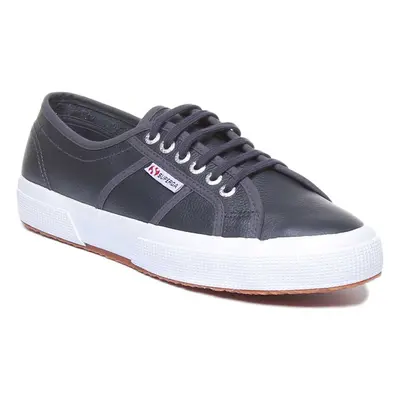 Superga Efglu A-Leather Lace Up 7.5-12 In Navy Blue Size 8.5