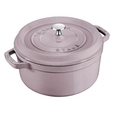 Staub Round Cast Iron Pot - 3.8 ltr, Cherry Blossom