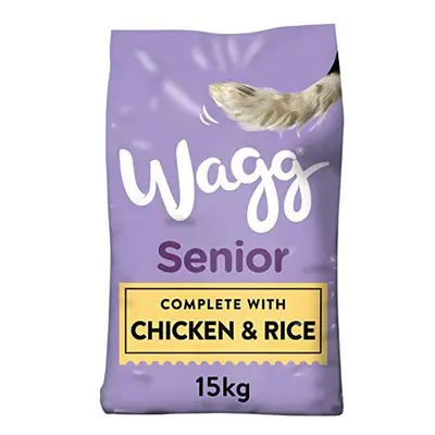 Wagg Senior Chicken and Rice Complete Dry Dog Food, kg