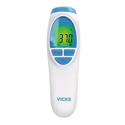 VNT200EU Thermometer with No Touch Technology (Clinically Tested Accuracy, Fever InSight, Quiet 