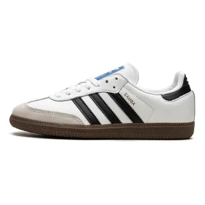 adidas Samba OG Shoes Womens IG9030 (White/Black/Granite) Size 8.5