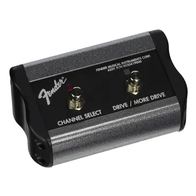 Fender 2-Button 3-Function Footswitch: Channel/Gain/More Gain with 1/4-Inch Jack