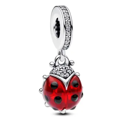 PANDORA Red Ladybug Dangle charm