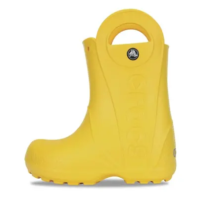 Crocs Kids' Handle It Rain Boots Yellow Toddler