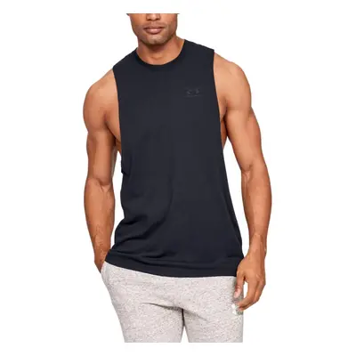 Under Armour Men's Sportstyle Left Chest Cut-Off T-Shirt Black (001)