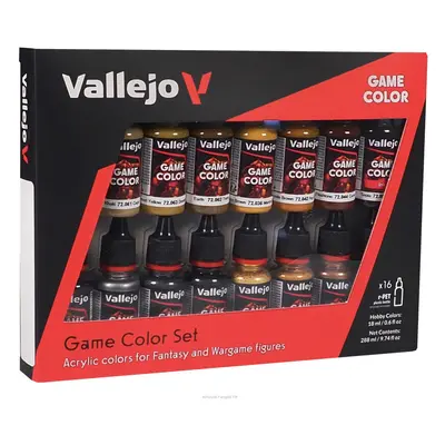 VAL72189 - AV Vallejo Game Color Set - Leather & Metal (x16)