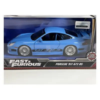 Fast and Furious Brians Porsche GT3 RS Blue 1:24 Scale Jada