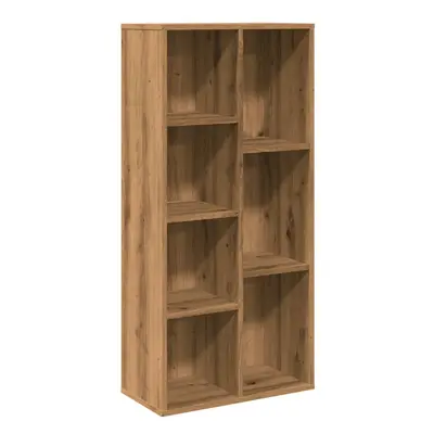 (artisan oak) vidaXL Book Cabinet Highboard Book Rack Display Storage Shelf Engineered wood