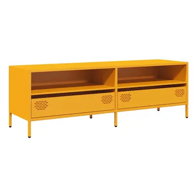 (mustard yellow, x x 43.5 cm) vidaXL TV Cabinet TV Stand TV Unit Media Hifi Cabinet Cold-rolled 