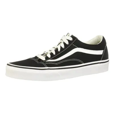 Vans Unisex Old Skool Classic Skate Shoes (Canvas) Black/True White