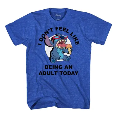 Disney Lilo and Stitch Don't Feel Like Being an Adult Tee Funny Humor