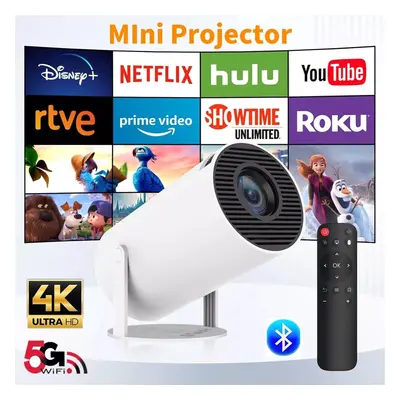 Mini WiFi Projector 5G 4K Projector HD LED Smart Bluetooth Android IOS Home Theater HDMI USB