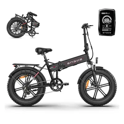 (Black) Engwe EP-2 Pro 20'' Adult Electric Bike 750W, 13AH