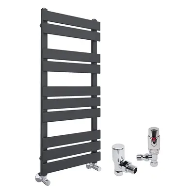 (Sand Grey, x 450mm) WarmeHaus Designer Bathroom Flat Panel Heated Towel Rail Radiator Ladder Ra