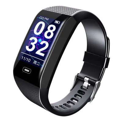 (Black) Dynamic UI Interface Smart Watch Hours Training Monitor Health Tracker Sport Wristband