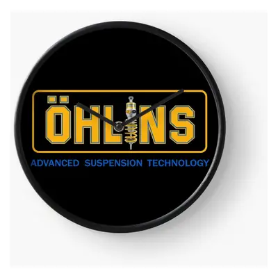 (Ohlins Racing Retro=5054) Wall Clock Inch Funny Mantel & Tabletop Art Decor for Home Bedroom Of