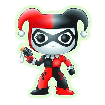 Funko POP Heroes: Harley Quinn Glow-in-The-Dark Vinyl Figure