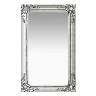 vidaXL Wall Mirror Baroque Style 50x80 cm Silver