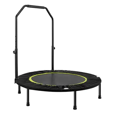 (Black&Yellow) Foldable Fitness Trampoline Rebounder Exercise