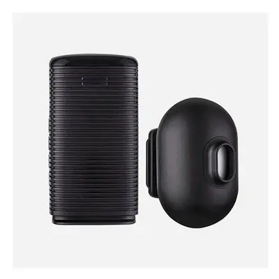 (Black) Wireless Driveway Security Alarm Waterproof PIR Motion Detector Garage Welcome Burglar f