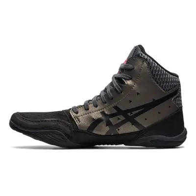 ASICS Kid's Snapdown Grade School Wrestling Shoes Black/Gunmetal