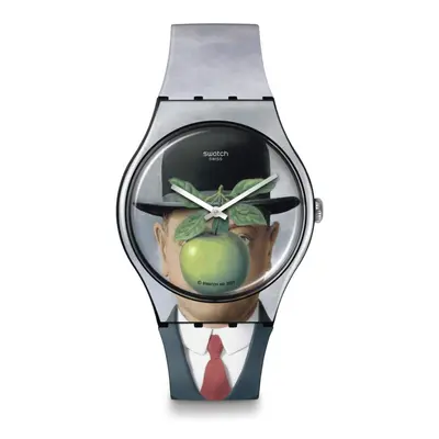 Swatch New Gent LE FILS DE L'Homme by Rene Magritte Quartz Watch